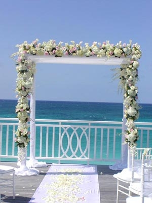 arco de flores cuadrado